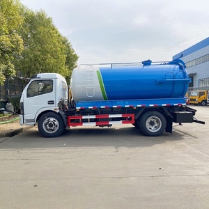 Camion d'aspiration des eaux usées à haute pression Dongfeng 4x2, capacité 6-12 m³, pour le dragage des fosses septiques - Product Image 3