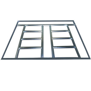 XXXL <strong>METAL</strong> TOOL <strong>SHED</strong> 10X12 Apex Roof <strong>Metal</strong> <strong>Sheds</strong> W/ Sliding Door &amp; <strong>Base</strong> Garden Storage <strong>Shed</strong> with Foundation - Product Image 5