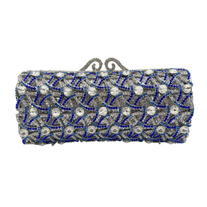 Pochette de soirée en strass, sac à main en cristal pour femme, pochette de mariée pour fête formelle - Product Image 1