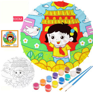 DD1518 <span class=keywords><strong>Parasol</strong></span> en papier huilé blanc <span class=keywords><strong>de</strong></span> maternelle pour les Kits d'artisanat <span class=keywords><strong>de</strong></span> bricolage parapluie enfants <span class=keywords><strong>dessin</strong></span> parapluie <span class=keywords><strong>de</strong></span> décoration <span class=keywords><strong>de</strong></span> mariage blanc - Product Image 1