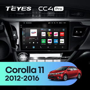 Teyes CC4 Pro Cho Toyota Corolla 11 2012 2016 Carplay Android Tự Động 2DIN Autoradio Xe Chơi Đài Phát Thanh Đa Phương Tiện Stereo - Product Image 2