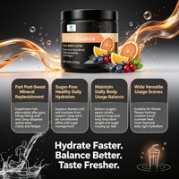 OEM/ODM High Potency Electrolyte Powder1000mg Potassium Pink Himalayan Salt Sugar-Free Keto Friendly Natural Orange Flavor