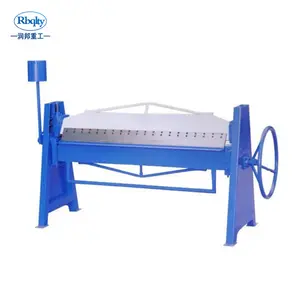 Rbqlty Hand 1.5x2500 Metal Sheet Folder Economic Manual Sheet Metal Folding Machine for sale