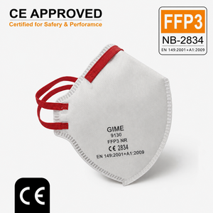 Respirateur jetable FFP3 avec valve respiratoire Protection contre la poussière jetable Tissu non tissé 4 couches Certifié EN149 FFP3 - Product Image 1