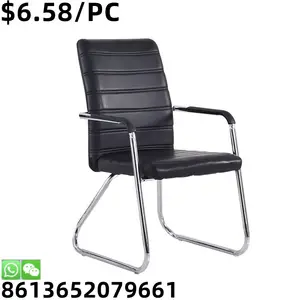 High Quality Low Price Company Leather Modern Metal Office Chair