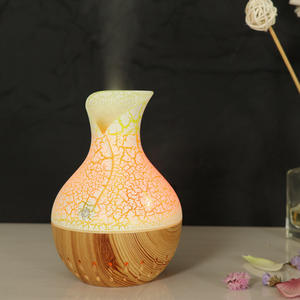 YX-060 Crack Aroma Humidifier USB Mini Home Diffuser 2-8H <b>Timer</b> Less Than 0.5L Capacity Seven Color Night <b>Light</b> - Product Image 1