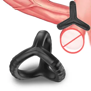 Harga Pabrik Mainan Seks untuk Pria Cincin Penis Cincin Penis Elastis Ereksi Lebih Keras Lebih Kuat Cincin Penis - Product Image 1