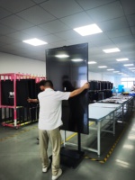 Écrans d'affichage numérique LCD ultra-minces double face Insovision pour extérieur, haute luminosité, écran tactile, kiosque de vente au détail
