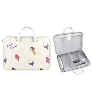 Laptop-Trage tasche 13 15,6-Zoll-Laptoptasche für Frauen Männer Tablet Schlanke, haltbare, wasser abweisende Stoff Business Casual oder Schule