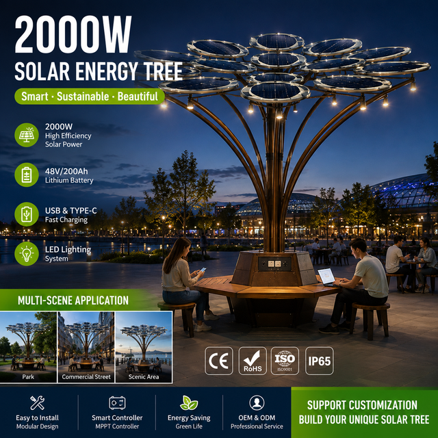 Smart Solar Powered Outdoor Patio Bench with USB Charging LED Light Modern Design 4-Seater