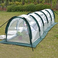 Couverture étanche Portable en fibre de verre, PE, personnalisée, pour l'extérieur, plantes, légumes, Tunnel de jardin, pour serre