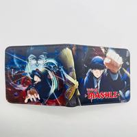 3 Farben Hochwertige neue Anime Mashle Magic und Muskeln Kurze PU-Brieftasche mit Reiß verschluss als Geschenk