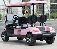 Voiturette de golf électrique 4 places économique, robuste, utilitaire, avec benne arrière, livraison en entrepôt