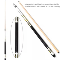 Queues de billard 3/4 de haute qualité avec fût en fibre de carbone et joint Uni-Lock, pointe de 9,5-12,5 mm – Offre Spéciale