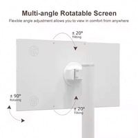 Moniteur interactif tactile Full HD de 23,8 pouces, système Android rechargeable, WiFi/Bluetooth 90