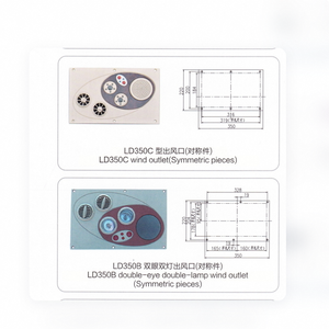 Ventilador de Aire Acondicionado de Lujo para Autobús con Lámpara de Lectura LED y Altavoz - Compatible con Accesorios Interiores de Autobuses Yutong, King Long, Higer - Product Image 4