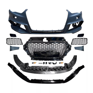 Kit de Parachoques Delantero Estilo RS3 de Alta Calidad con Rejilla y Labio Delantero para <span class=keywords><strong>Audi</strong></span> <span class=keywords><strong>A3</strong></span> S3 8V 2013 2014 2015 2016, Mejora a RS3 <span class=keywords><strong>Quattro</strong></span> - Product Image 3