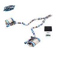 Tuyau d'échappement Catback à soupapes pour un son V8 profond, compatible avec Dodge Challenger SRT Hellcat Redeye Demon Charger Scat Pack