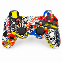 Controlador PS3 Personalizado con Doble Vibración, Joystick BT, Mando con Diseño Impreso