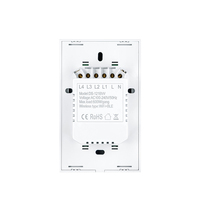 Interrupteur mural tactile, wi-fi, bluetooth, 3 boutons, pour luminaire, compatible avec Google home Alexa, IFTTT, nouveauté