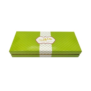Caja de Dulces con Logotipo Personalizado Impreso, Caja de Cartón Rígido para Chocolate, Caja de Regalo de Papel para Chocolate de Dos Piezas - Product Image 1