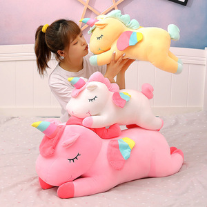 Peluche <span class=keywords><strong>Unicorno</strong></span> Arcobaleno all'Ingrosso dalla Fabbrica, Simpatico Giocattolo di Peluche a Forma di Cavallo, Regalo di Compleanno per Ragazze, Bambola <span class=keywords><strong>Unicorno</strong></span> con Gambe a Clip, <span class=keywords><strong>Cuscino</strong></span> di Peluche <span class=keywords><strong>Unicorno</strong></span> - Product Image 3