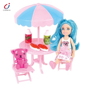 Ensemble de jeu de boutique de desserts pour enfants, poupées de 5 pouces, <span class=keywords><strong>maison</strong></span> de jeu, ensemble de poupées, faire semblant de jouer, jouets, comptoir de caisse, <span class=keywords><strong>maison</strong></span> de jeu, jouet de magasinage - Product Image 3