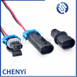 2-Pins Auto Koplamp Richtingaanwijzer Draad Plug Buiten Temperatuur Sensor Waterdichte Connector 12052641 12162000 - Product Image 3