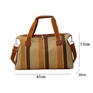<span class=keywords><strong>Sac</strong></span> <span class=keywords><strong>de</strong></span> voyage en toile vintage personnalisé, grande capacité, pliable, pour les voyages, la remise en forme et le <span class=keywords><strong>sport</strong></span> - Product Image 2