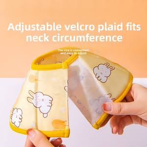 Collar isabelino de patrón sólido para gatos, perros, algodón suave, postoperatorio, antilamer, morder, tocado de belleza, suministros para Collar de perro - Product Image 3