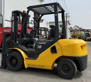 Chariot élévateur KOMATSU/HELI/TCM de 3 tonnes japonais d'origine Chariot élévateur diesel d'occasion FD30-17 avec chariot élévateur d'origine - Product Image 3