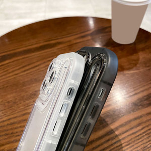 Custodia per telefono trasparente in acrilico per <span class=keywords><strong>IPhone</strong></span> 14 13 12 <span class=keywords><strong>11</strong></span> <span class=keywords><strong>Pro</strong></span> Max 14 Plus 14Pro <span class=keywords><strong>protezione</strong></span> per <span class=keywords><strong>fotocamera</strong></span> custodia in Silicone antiurto per paraurti - Product Image 3