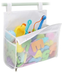 Organizador de Juguetes para Baño para Niños, Bolsa de Almacenamiento Colgante con Abertura Superior Grande y Cierre, Organizador para Bañera y Ducha, Almacenamiento de Juguetes - Product Image 1