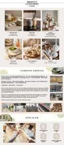 Juego de Vajilla de Gres Pulido Blanco Vintage de Lujo Ligero con Patrón de Plantas de Jardín Francés, Plato, Tazón, Taza de Café, Postre - Product Image 6