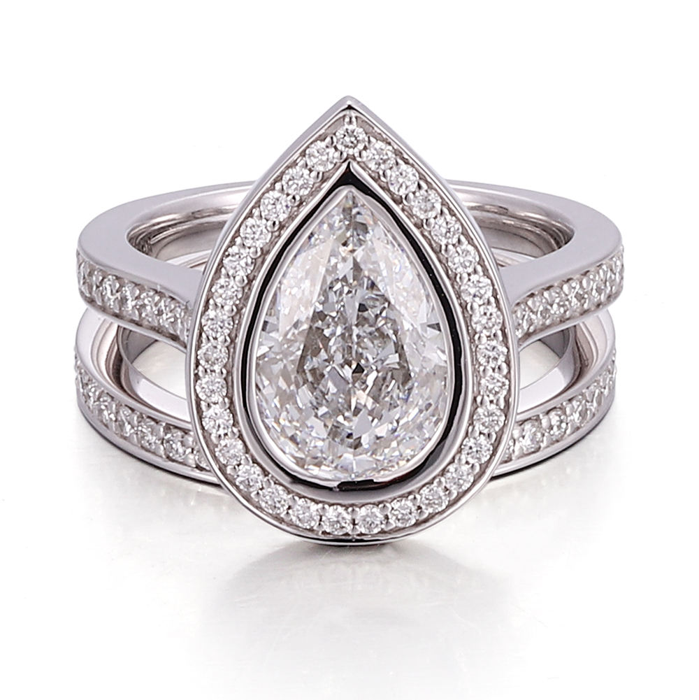 แหวนเพชรแล็บโกลด์ 10K ทองคำแท้