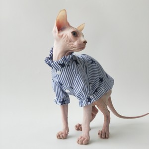 Ropa de gato para primavera y verano, camiseta de fiesta de boda, ropa suave para <span class=keywords><strong>Sphinx</strong></span>, gatos sin pelo, mascotas, novedad de 2023 - Product Image 2