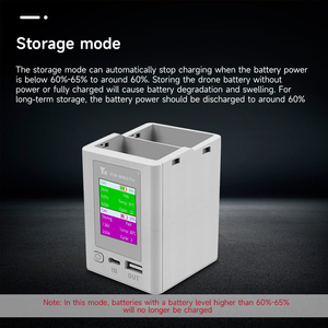Thông minh sạc nhanh kỹ thuật số Hub với màn hình hiển thị 2 pin sạc cho DJI mini 3 Pro Drone phụ kiện - Product Image 4