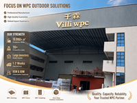 Plancher en composite bois-plastique WPC de qualité supérieure, imperméable, antidérapant, haute densité, garantie 5 ans pour usage commercial extérieur et jardin