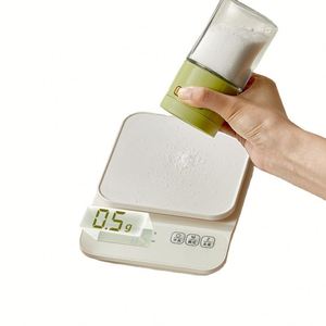 0.5g Quantitative Glass Kitchen Salt Pepper Containers Seasoning Spice <b>Shaker</b> <b>Bottle</b> Without Spoon 2 in 1 - Product Image 2