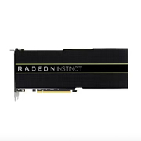 Carte graphique HBM2 Mi50 16 Go d'occasion (connecteurs 8+8 broches) GPU pour serveur/poste de travail