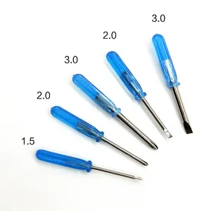 Hot sale small screwdriver 1.5mm 2.0mm 3.0mm blue mini screwdriver for phone and toy repair
