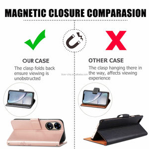 Fundas de teléfono móvil bonitas con flores chapadas en relieve de cuero Pu para <span class=keywords><strong>Redmi</strong></span> Note 13Pro 5G/13C, funda trasera para teléfono móvil para niñas - Product Image 4
