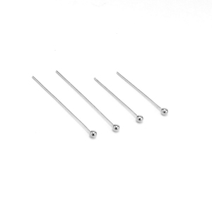Alfileres de Plata de Ley 925 para Fabricación de Joyería, Suministros para Manualidades, 20mm/25mm/30mm/35mm/40mm/45mm/50mm/60mm de Longitud, 1.5mm 2.0mm - Product Image 1