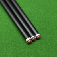 Tongkat Biliar Anti-Selip 1/2 Split Stainless Steel Laris Manis, 58 Inch, Ujung 11.5mm untuk Klub Biliar