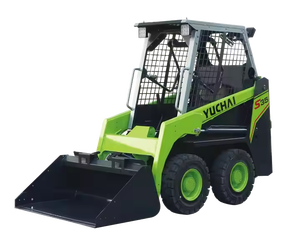 Yuchai S35 pengangkut setir selip kompak 3.5 Ton, pemuat dengan sistem hidrolik untuk konstruksi dan lanskap - Product Image 1