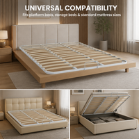 Sommier en fer à lattes, support de matelas en métal, plateforme durable, installation facile