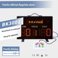 Minuterie et tableau de scores de basketball portable en alliage d'aluminium Tianfu TF-BK3001 avec affichage électronique