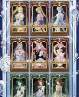 XINZE Tarjeta de Colección Sailor Moon para Fans Anime Tsukino Usagi Beauty Girls Periféricos Juego Naipes Niños Regalos