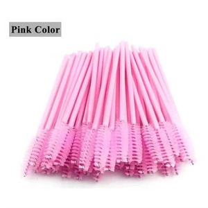 100Pcs Disposable Nylon Micro Eyelash Comb Brush Mascara Wand <b>Lash</b> Applicator <b>Kit</b> - Product Image 2