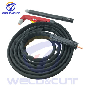 Antorcha de Corte por Plasma PT100, Conector Europeo de 5 Metros, Pistola de Corte Manual de 100A, Compatible <span class=keywords><strong>con</strong></span> TECMO - Product Image 2
